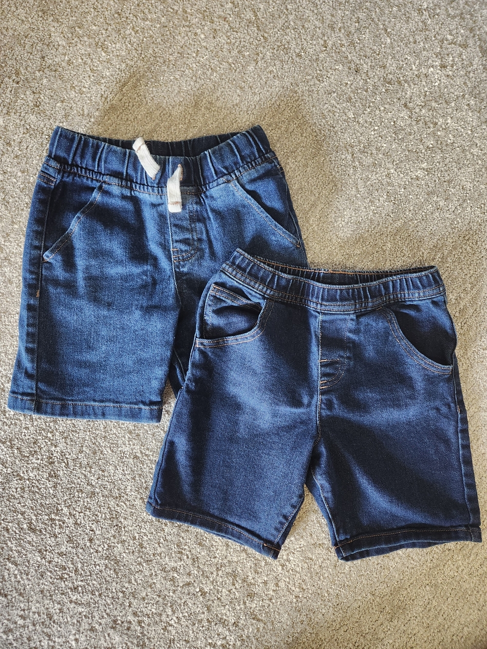 Garanimals Dark Blue Pull-On Kids Shorts - Set of 2